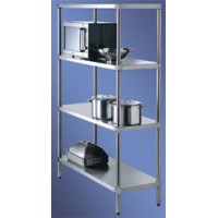 SIMPLY STAINLESS SS 4 Tier Shelving